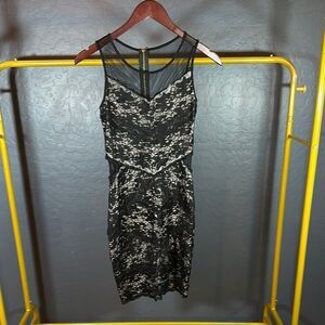 bebe‎ Black Sleeveless Halter Bodycon Midi Dress